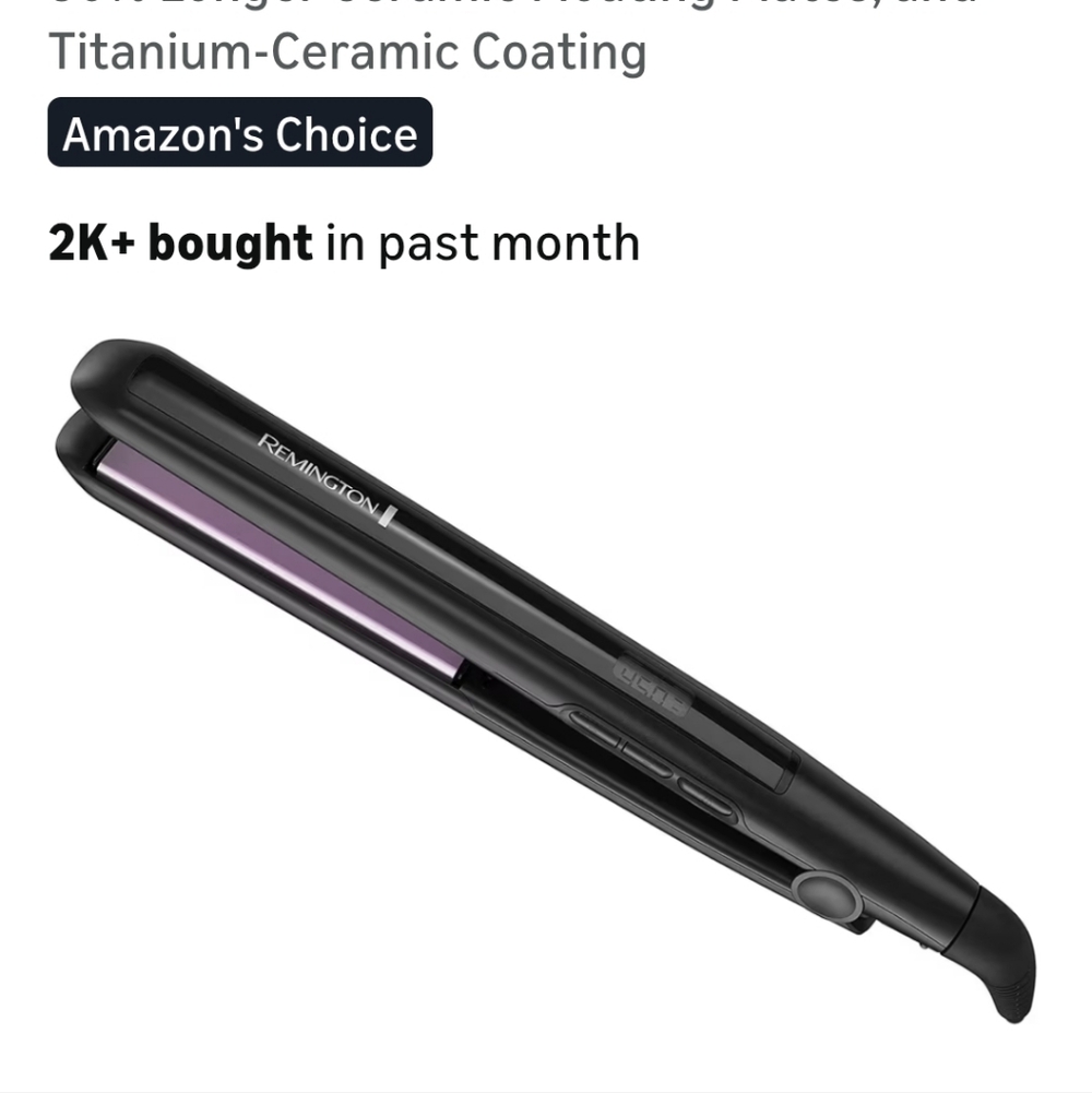 Remington Black and Lavender Hair Styler